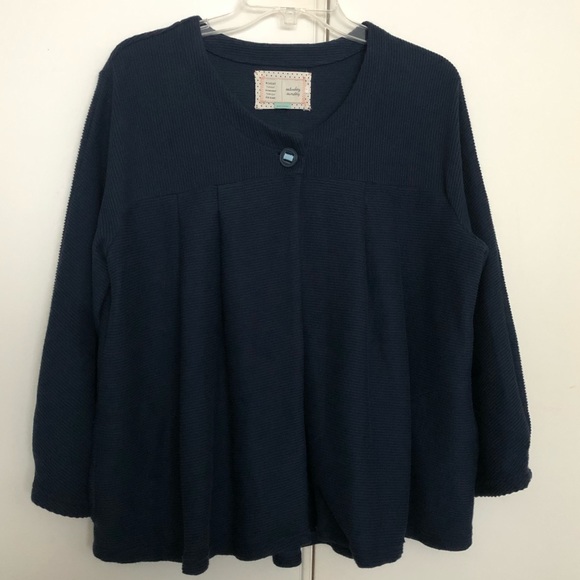 Anthropologie Sweaters - Anthropologie Saturday Sunday  Navy Cardigan